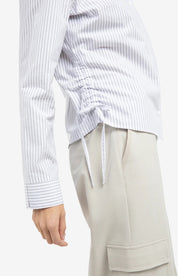 YAYA FITTED DRAWSTRINGS IRON GREY