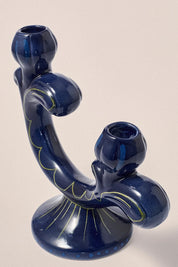 DAMSON MADDER CANDELABRA NAVY