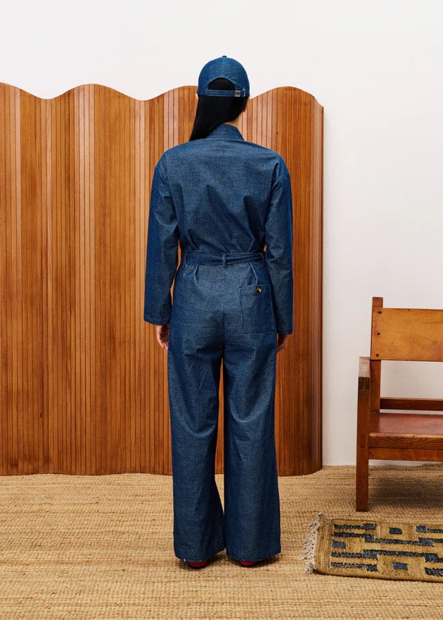 FRNCH JUMPSUIT BLEU MARINE