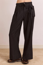 DAMSON MADDER  TATIANNA PINSTRIPE NAVY PANT