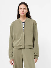 FRENCH CONNECTION WREN BOMBER WK WASHED KHAKI