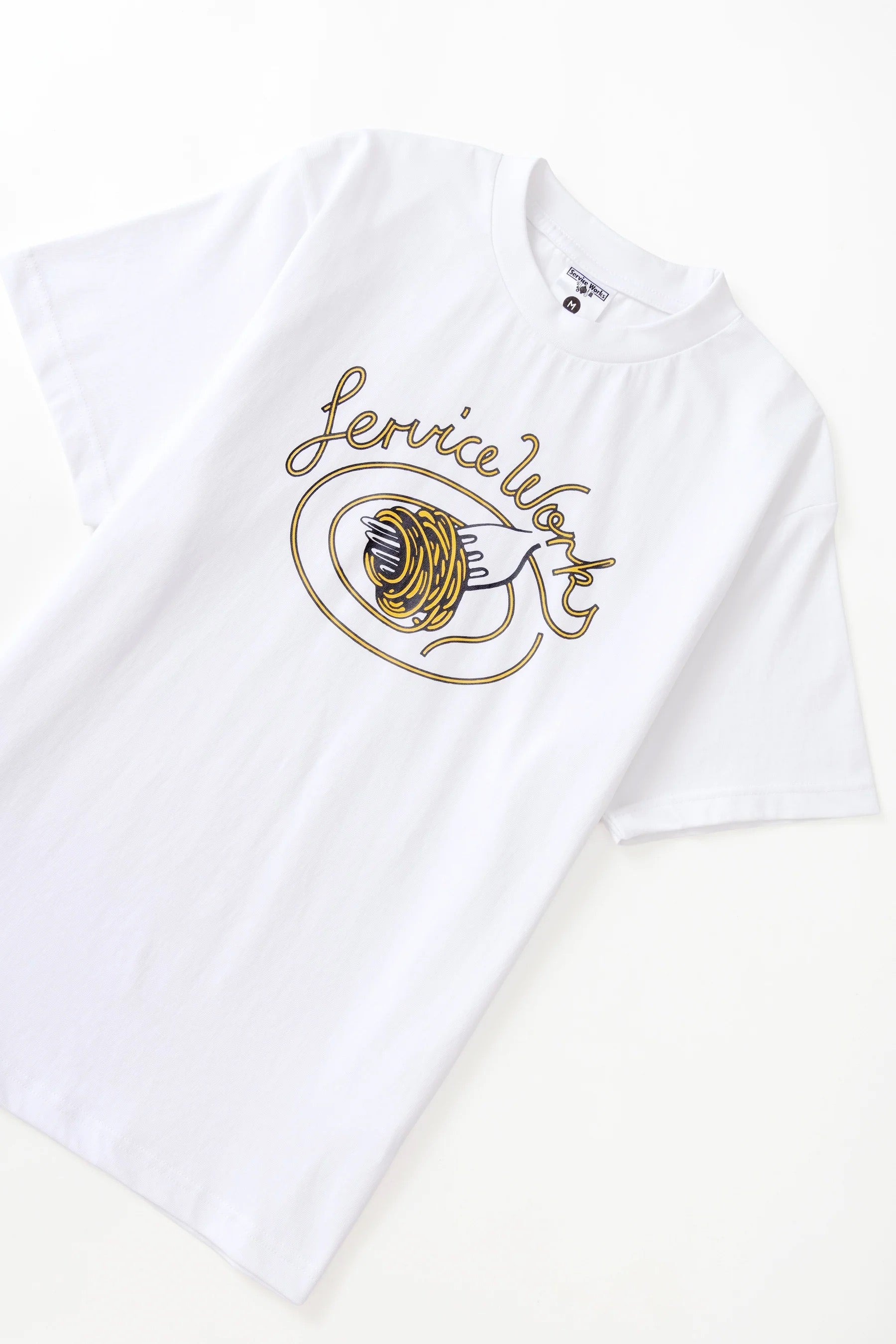 SERVICE WORKS  SPAGHETTI TEE White