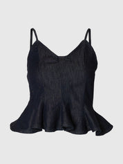 SELECTED VELDA STRAP DARK BLUE DENIM