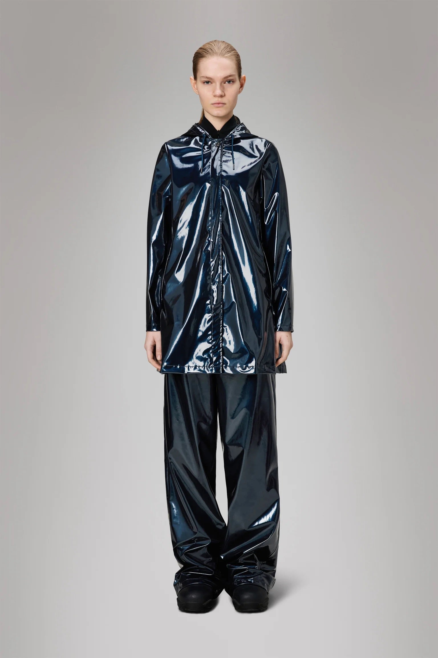 RAINS  A-LINE JACKET SPILL