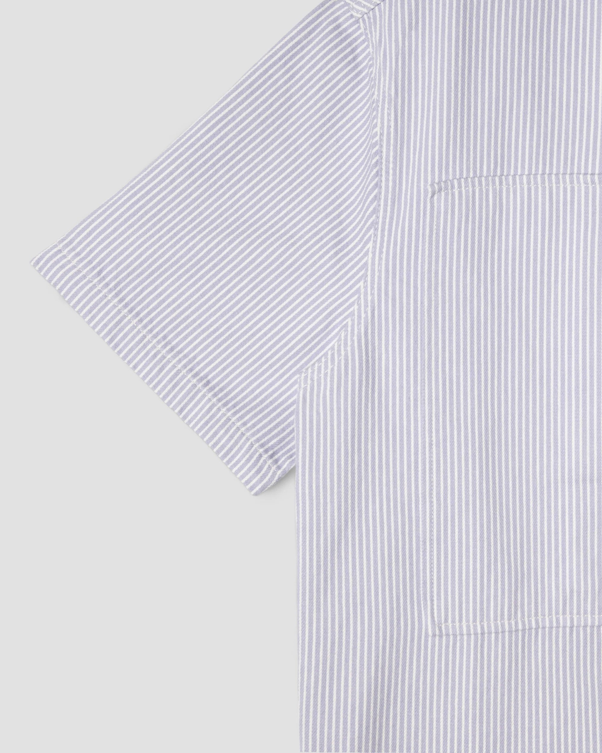 STANRAY SS PAINTER SHIRT COSMIC PURPLE HICKORY