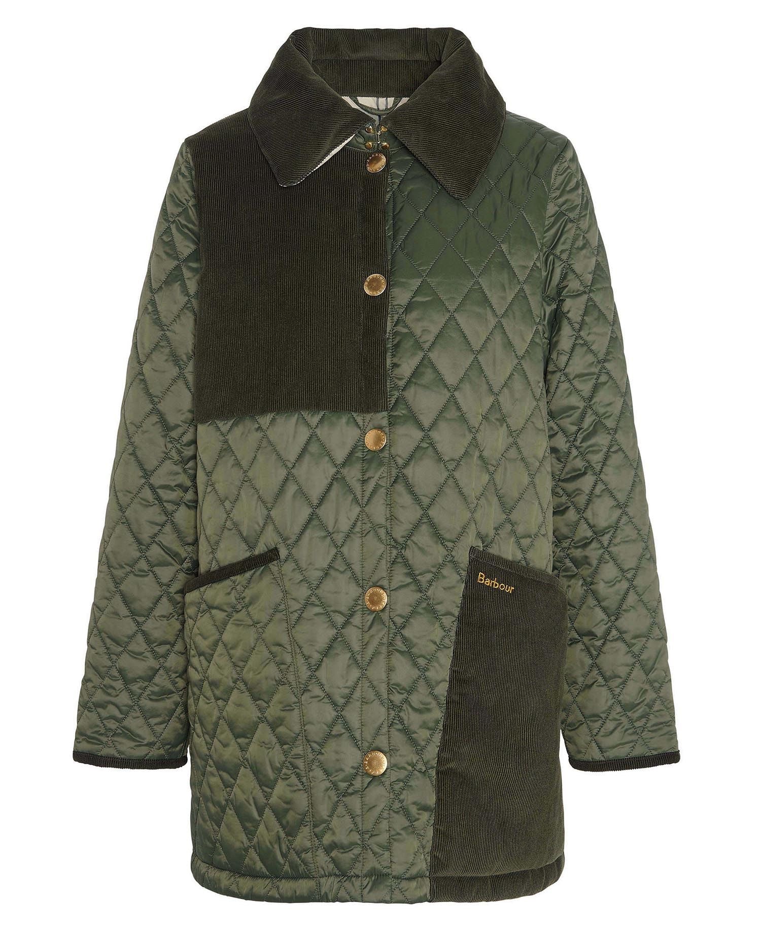 BARBOUR  REETH QUILT OLIVE