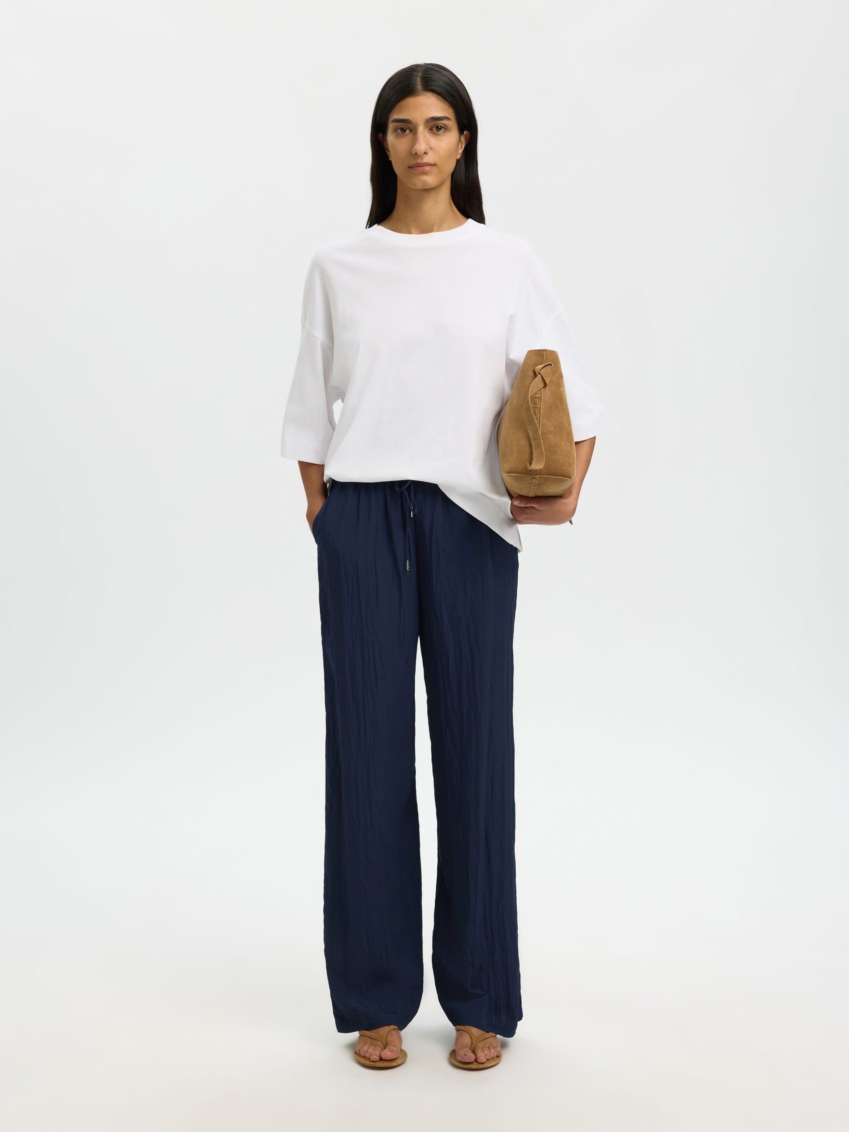 SELECTED IONA HW DARK SAPPHIRE PANT