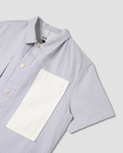 STANRAY SS PAINTER SHIRT COSMIC PURPLE HICKORY
