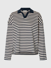 SLF MILLY LS EGRET STRIPE