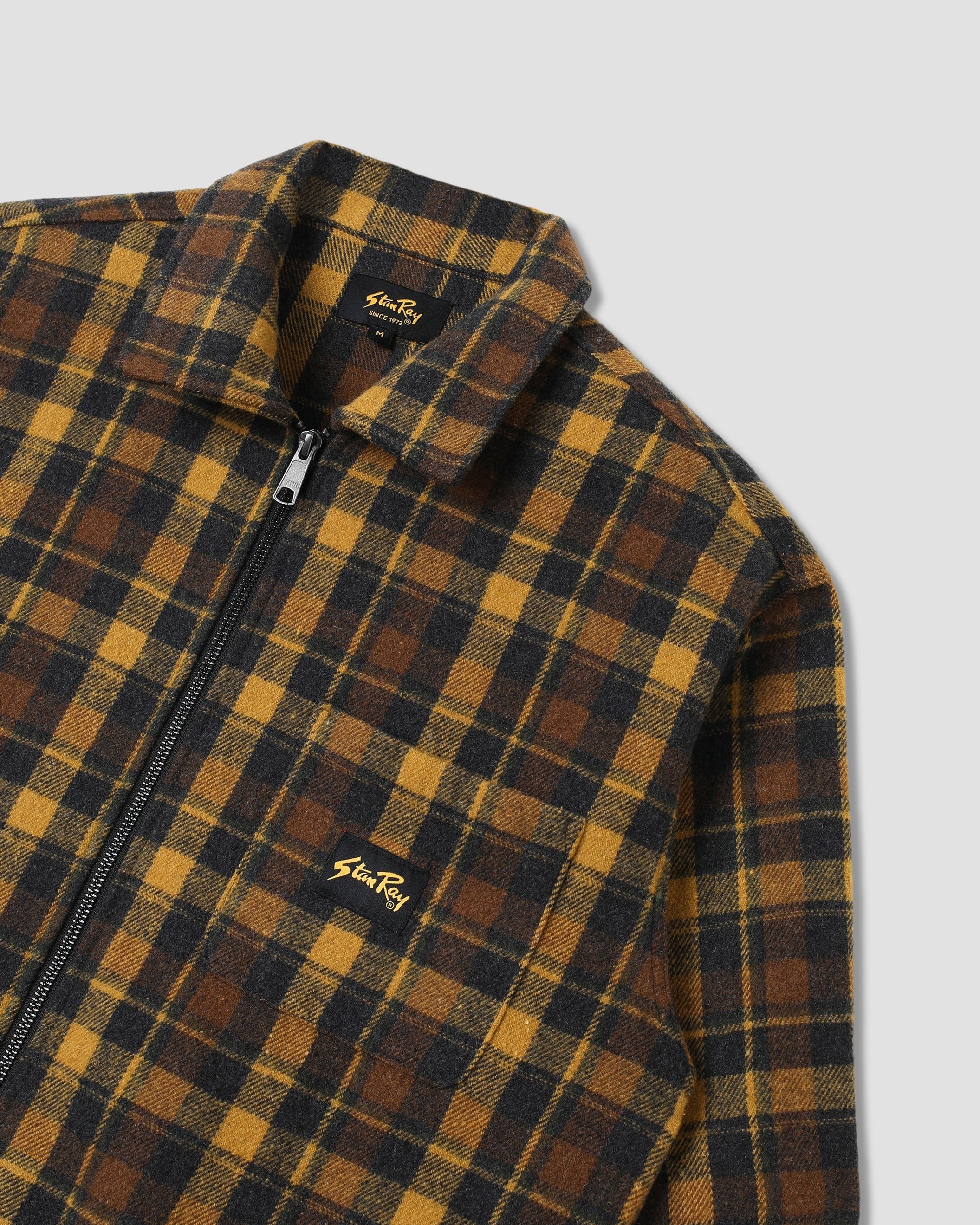 STANRAY ZIP SHIRT ACORN PLAID