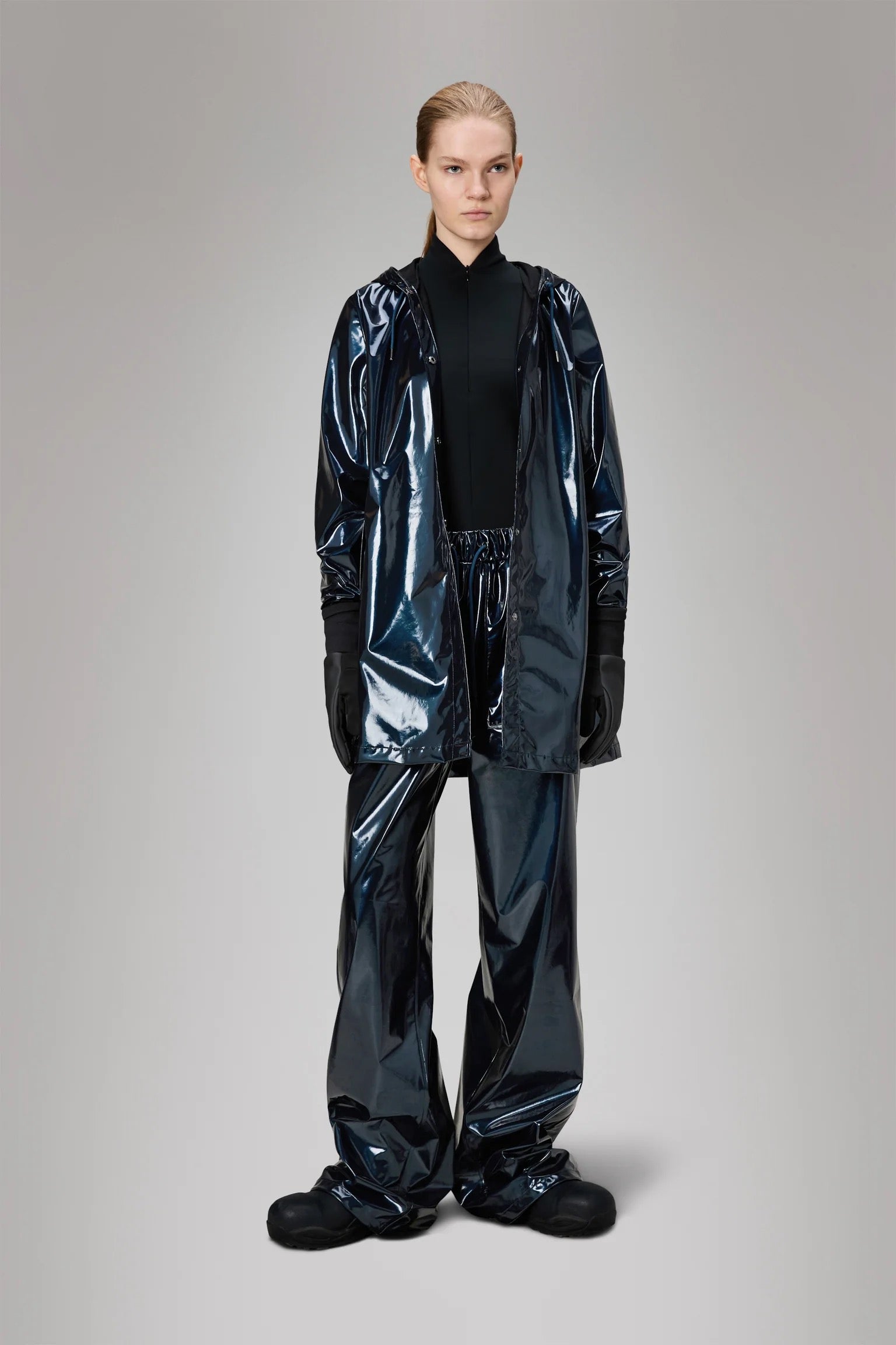 RAINS  A-LINE JACKET SPILL