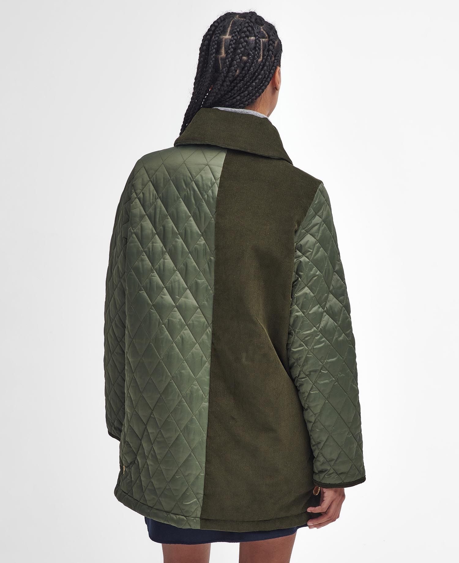 BARBOUR  REETH QUILT OLIVE