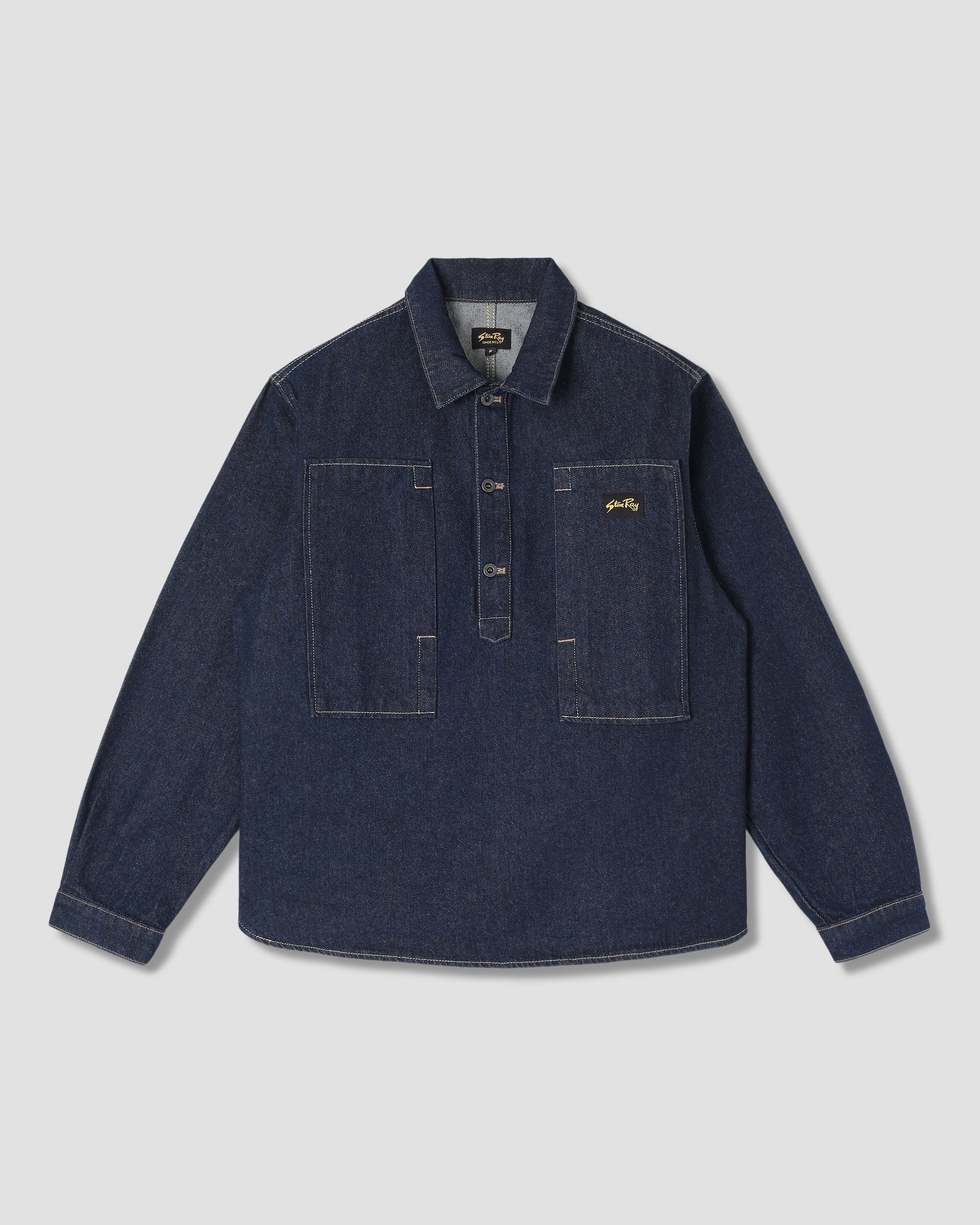 STANRAY PAINTERS POP OVER SINGLE RINSE DENIM