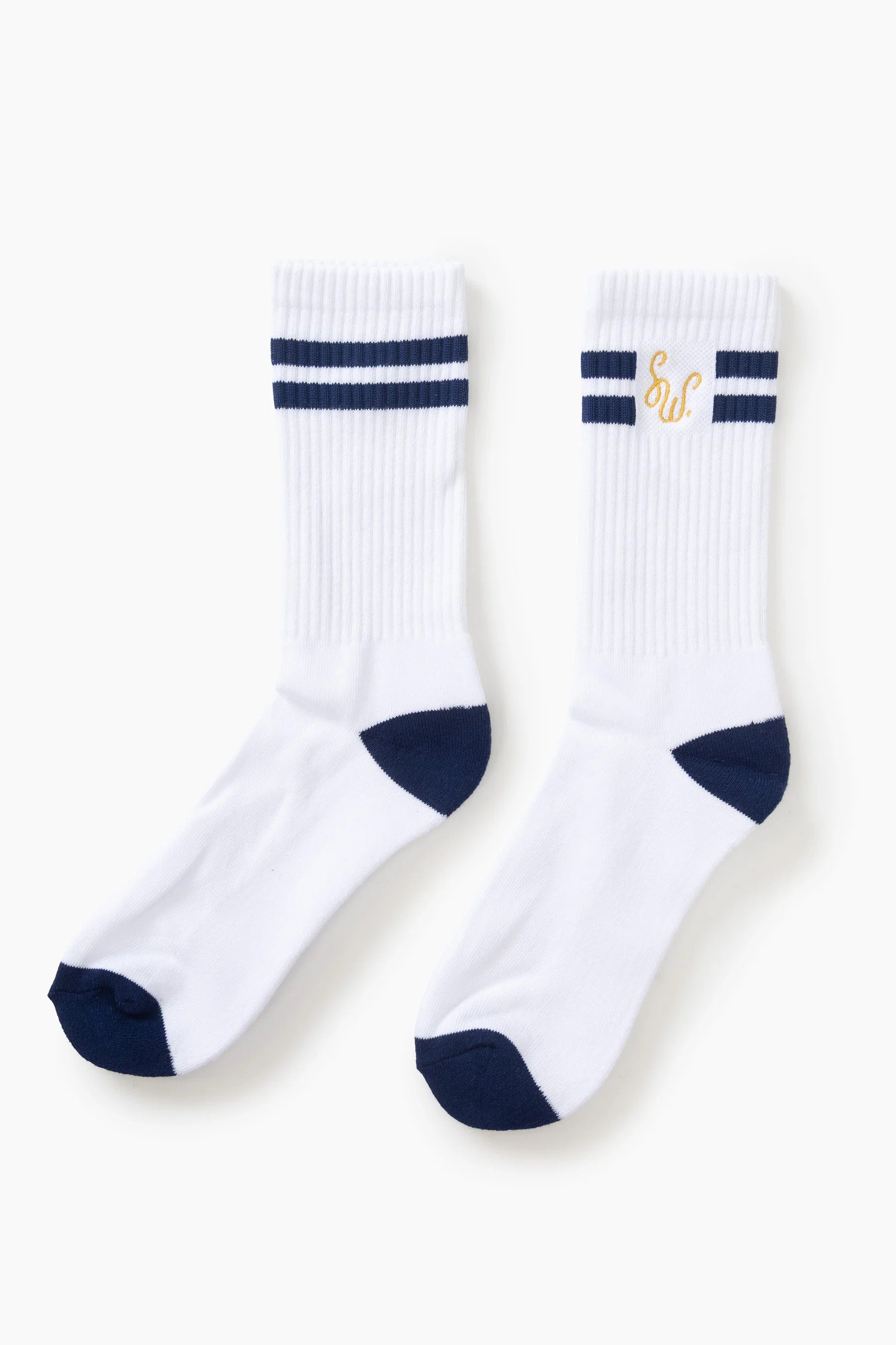 SERVICE WORKS  MONOGRAM SOCKS White