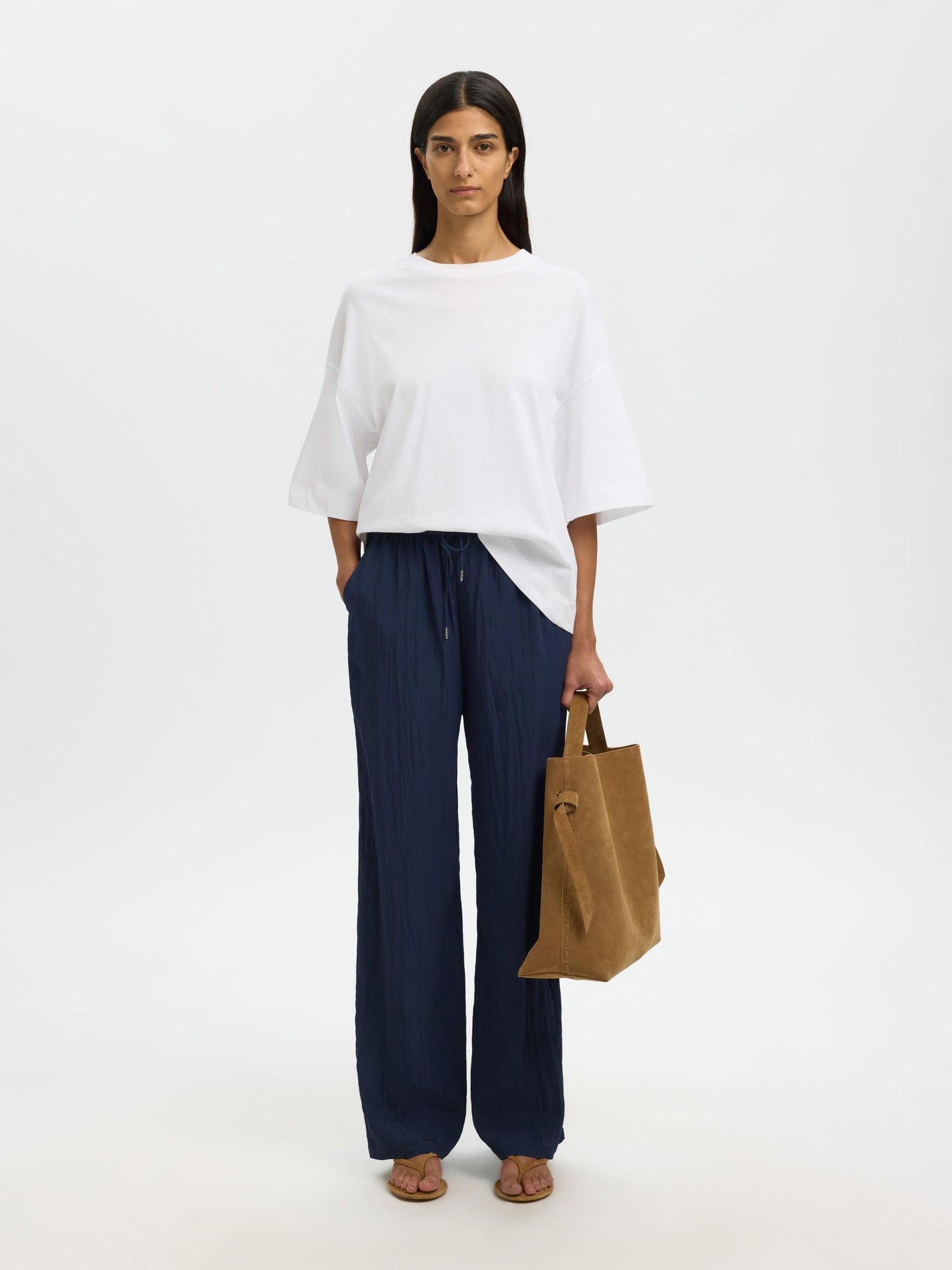 SELECTED IONA HW DARK SAPPHIRE PANT