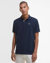 BARBOUR TARTAN PIQUE POLO NEW NAVY