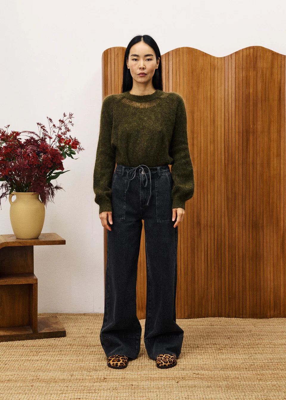 FRNCH THIN CREW KAKI