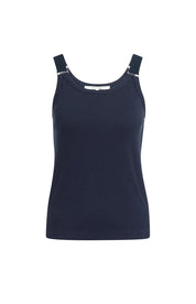 YAYA SINGLET NAVY BLAZER BLUE