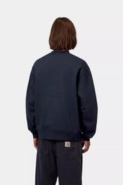 CARHARTT WIP  MACK SWEAT DARK NAVY/WAX