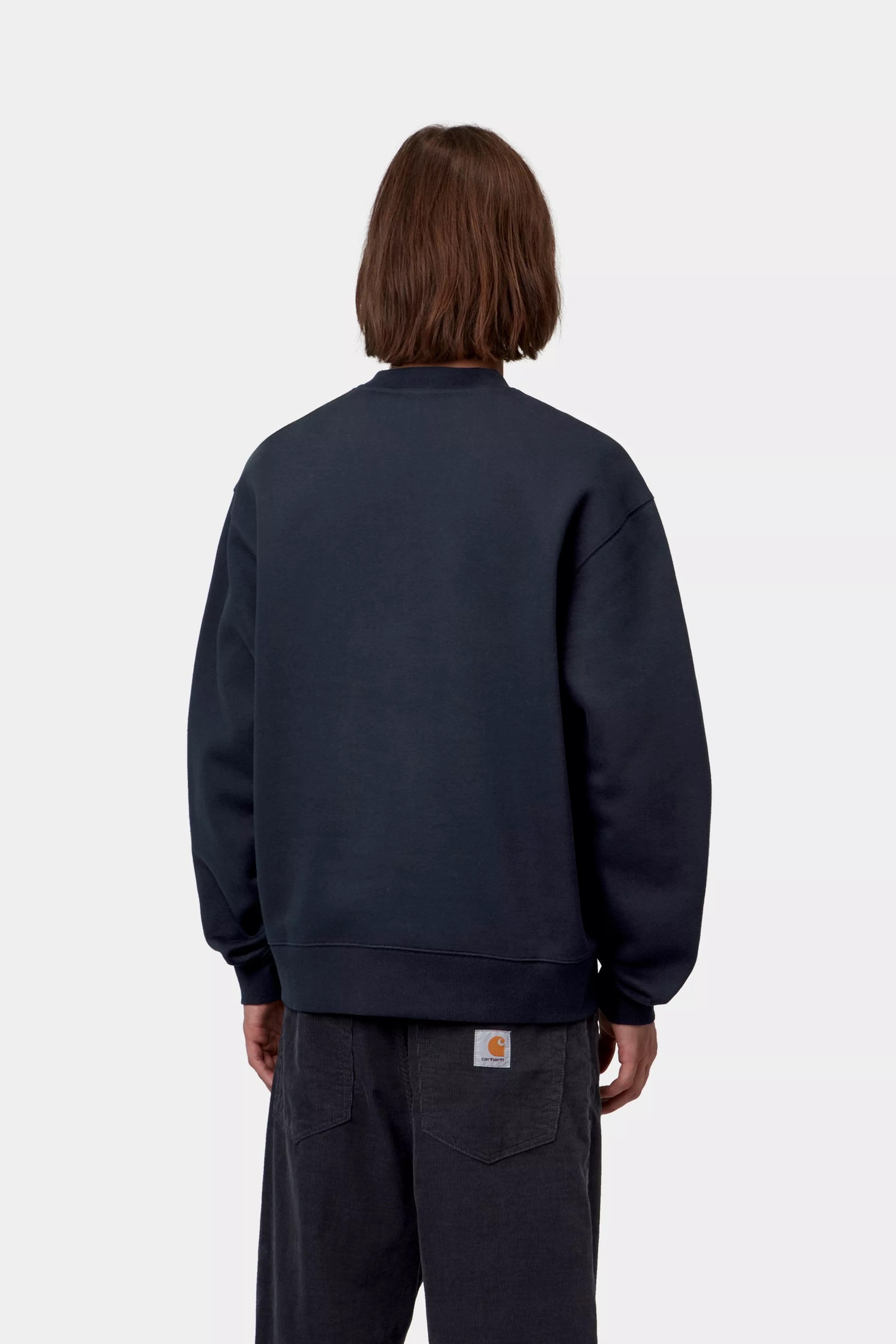 CARHARTT WIP  MACK SWEAT DARK NAVY/WAX