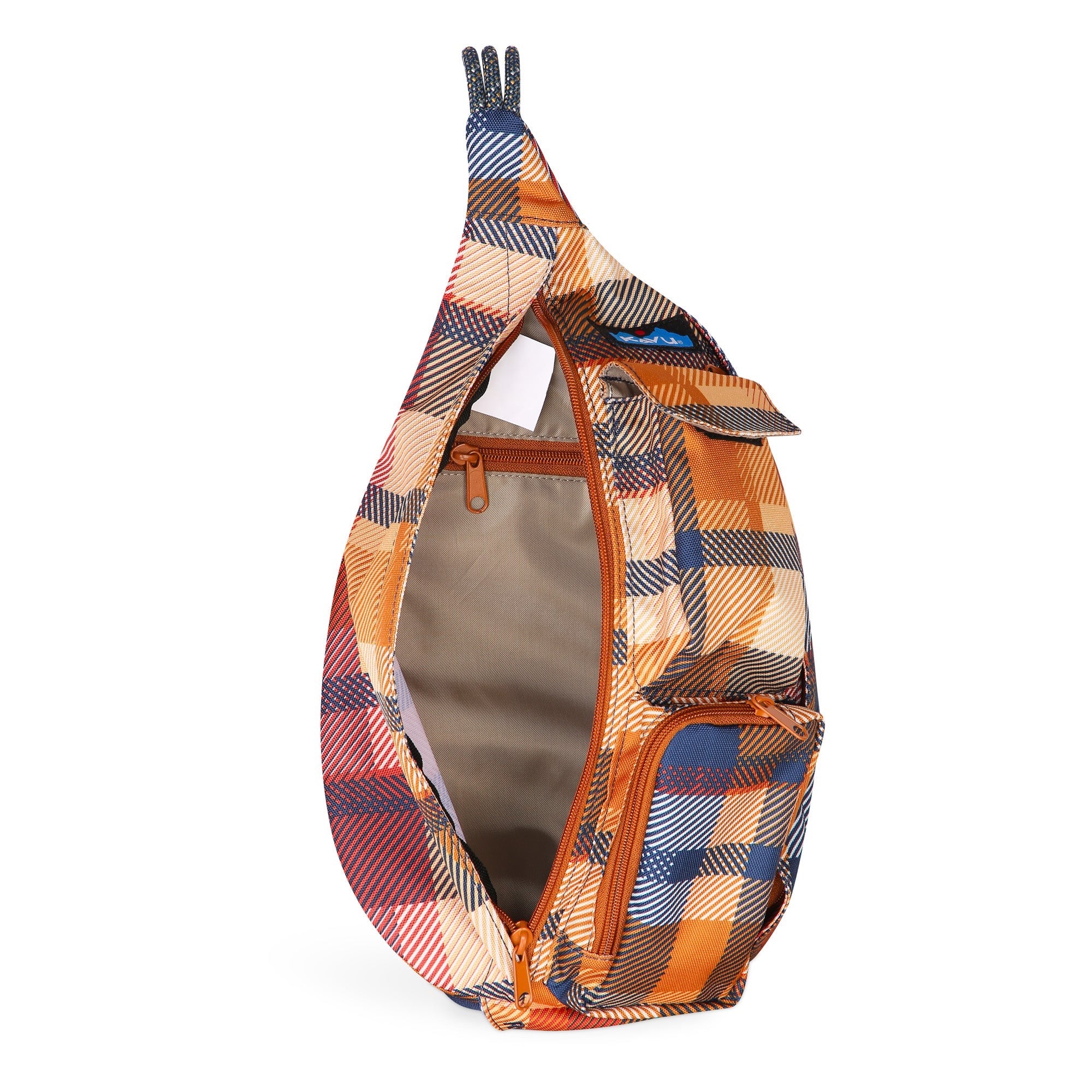 KAVU  ROPE SLING CABIN PLAID