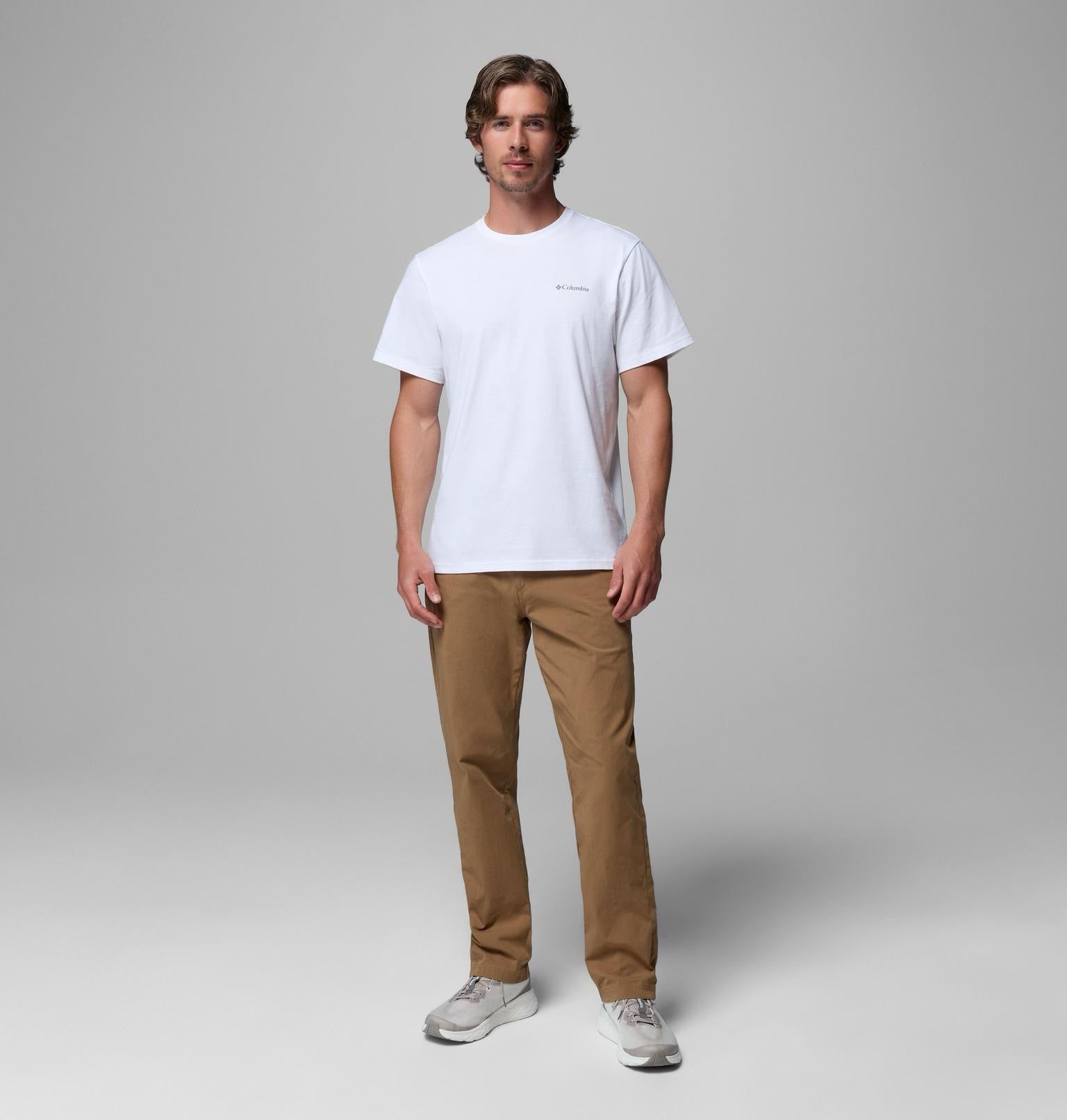 COLUMBIA OUTDOOR T SHIRT  WHITE