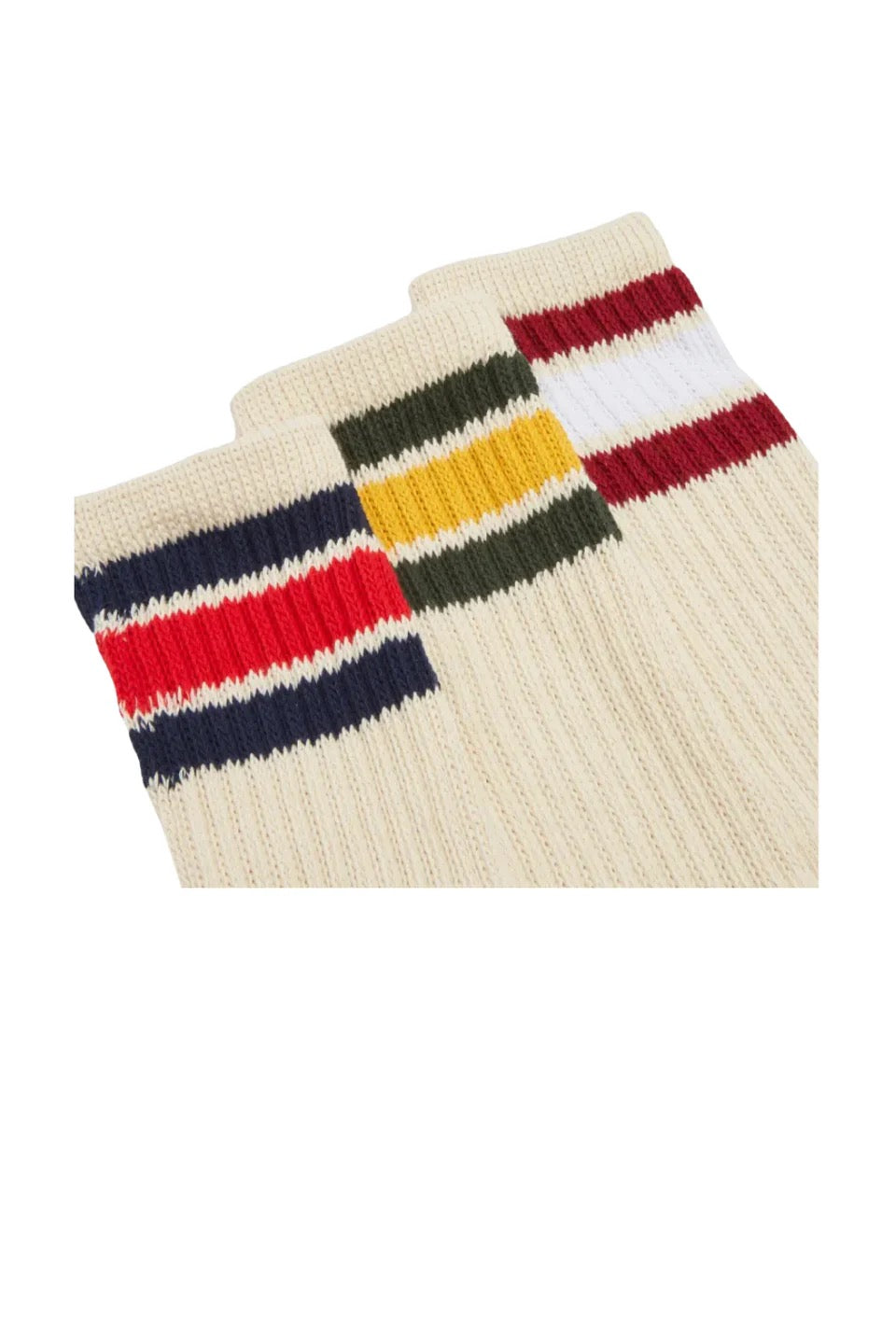HEALTHKNIT SOCKS CRM GRN/NAV/BURG