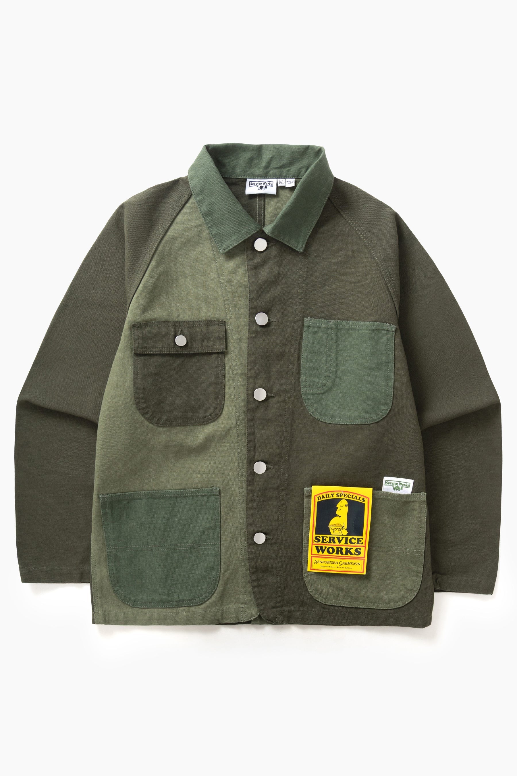 SERVICE WORKS PATCHWORK COVERALL Green