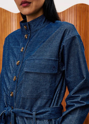 FRNCH JUMPSUIT BLEU MARINE