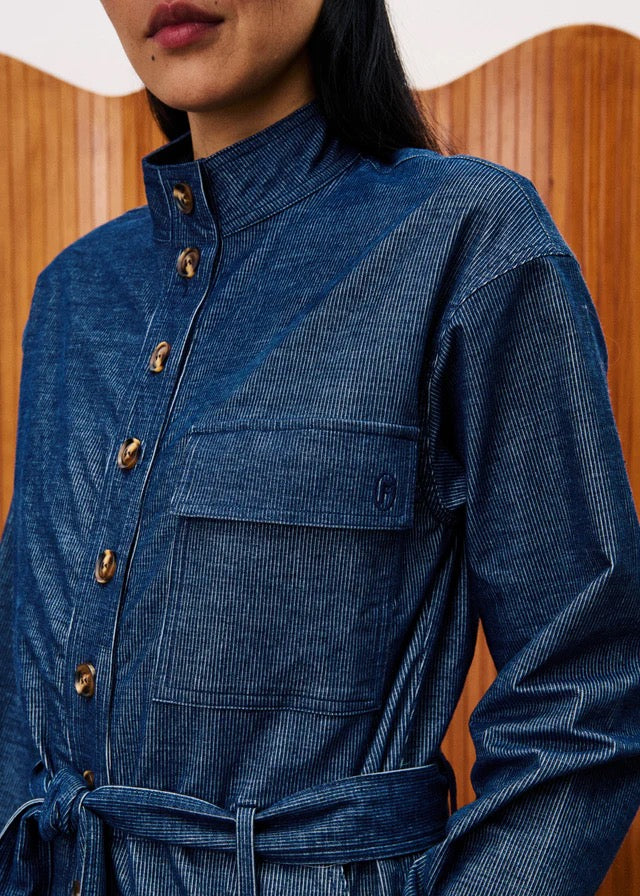 FRNCH JUMPSUIT BLEU MARINE