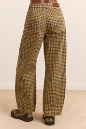 DAMSON MADDER  FELIX CHECK DENIM QUINCE GINGHAM