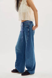 FREE PEOPLE  FABLE TWIST HEARTSONG INDIGO