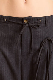DAMSON MADDER  TATIANNA PINSTRIPE NAVY PANT