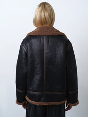 FRENCH CONNECTION  SUEDETTE BLACK/BROWN