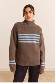 DAMSON MADDER  TALLULAH BUTTON MOLE/BLUE