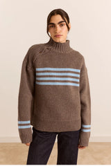 DAMSON MADDER  TALLULAH BUTTON MOLE/BLUE