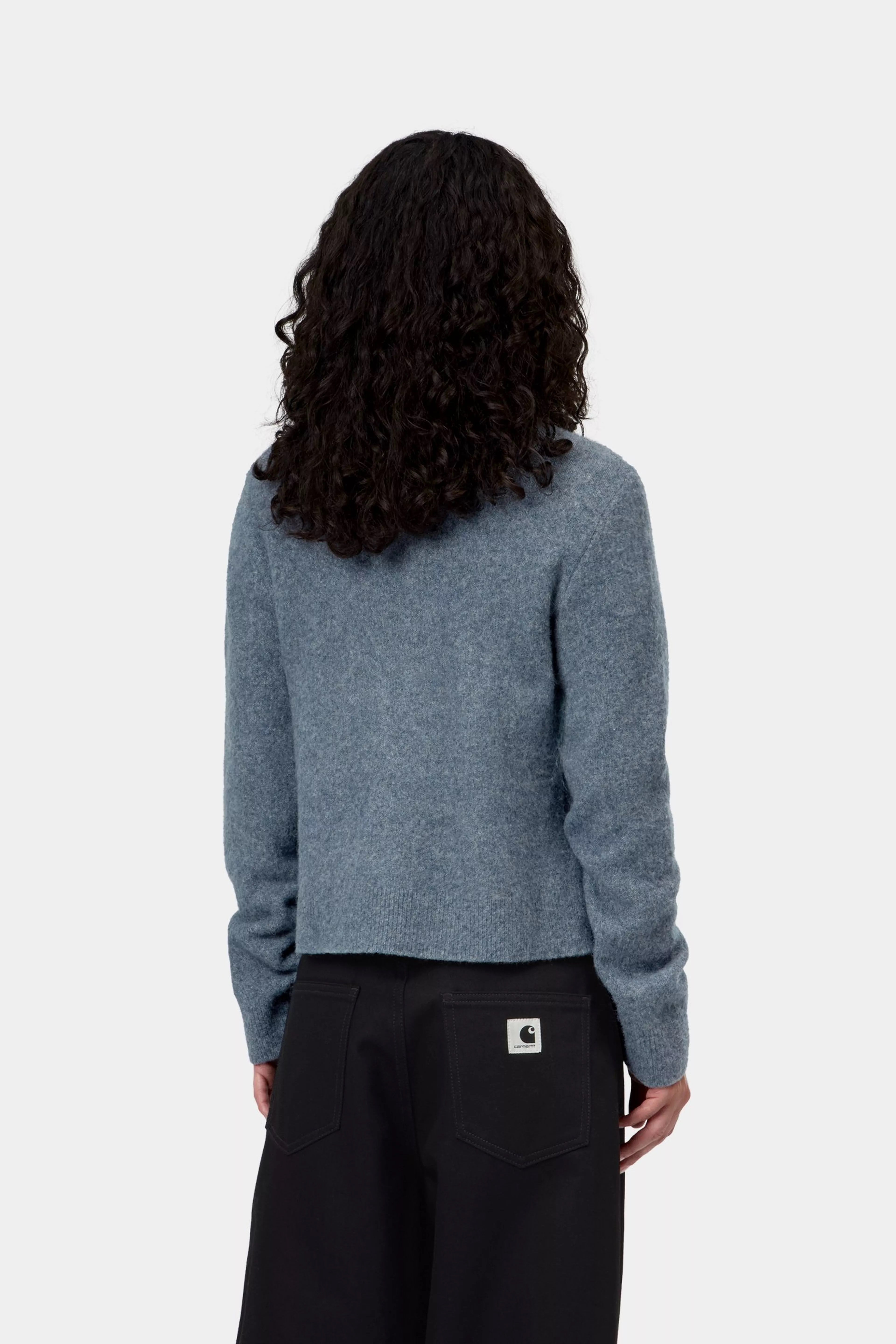 CARHARTT WIP  CURTIS SWEAT TANGLED SHADY BLUE