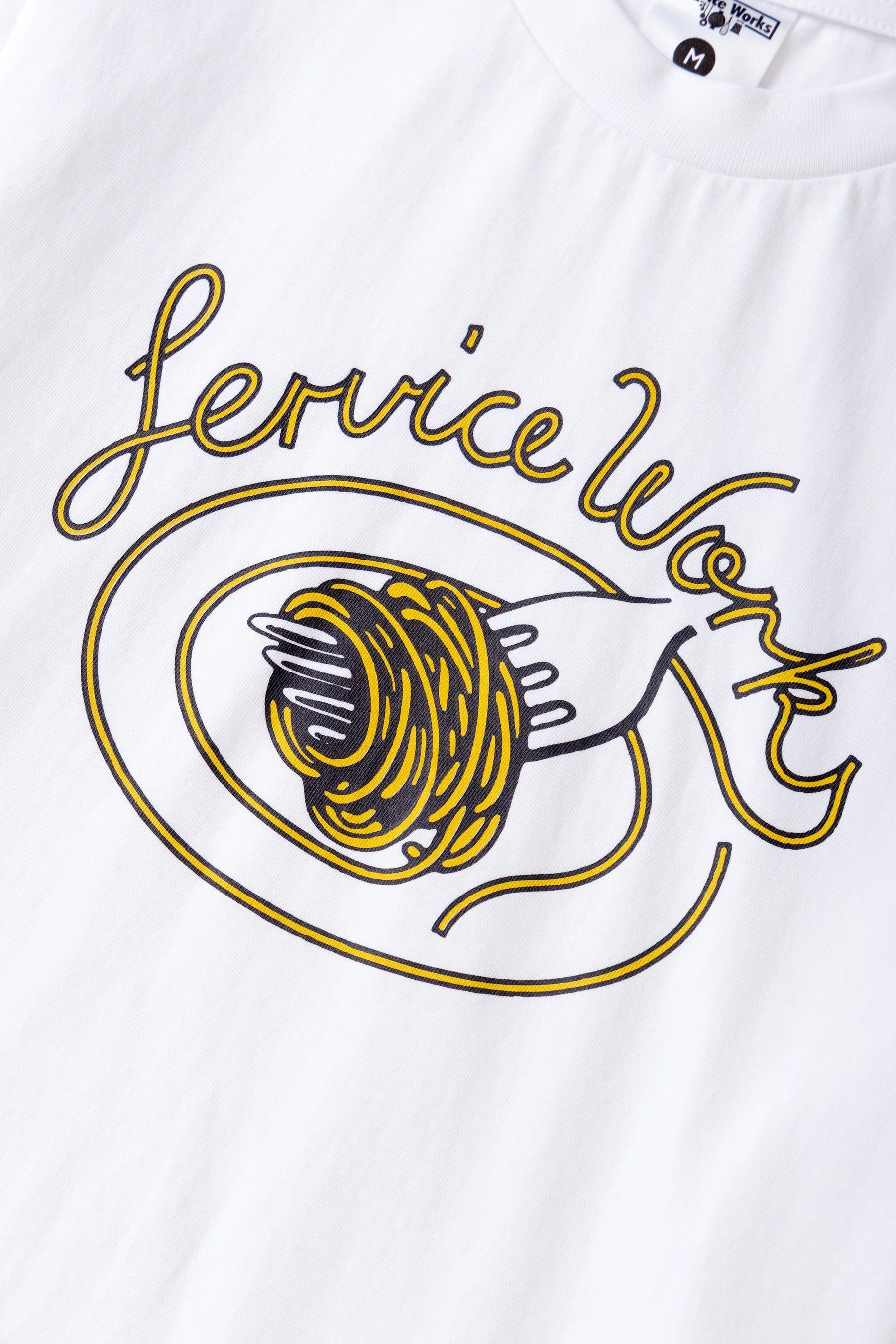 SERVICE WORKS  SPAGHETTI TEE White