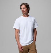 COLUMBIA OUTDOOR T SHIRT  WHITE