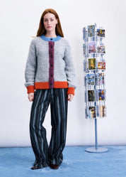 FRNCH  ITHAQUE GREY CARDIGAN