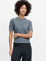 FRENCH CONNECTION  KEZIA TEXTURE MID GREY