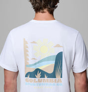 COLUMBIA OUTDOOR T SHIRT  WHITE