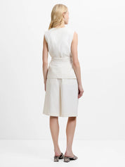 FRENCH CONNECTION  RAQUEL TIE CREAM