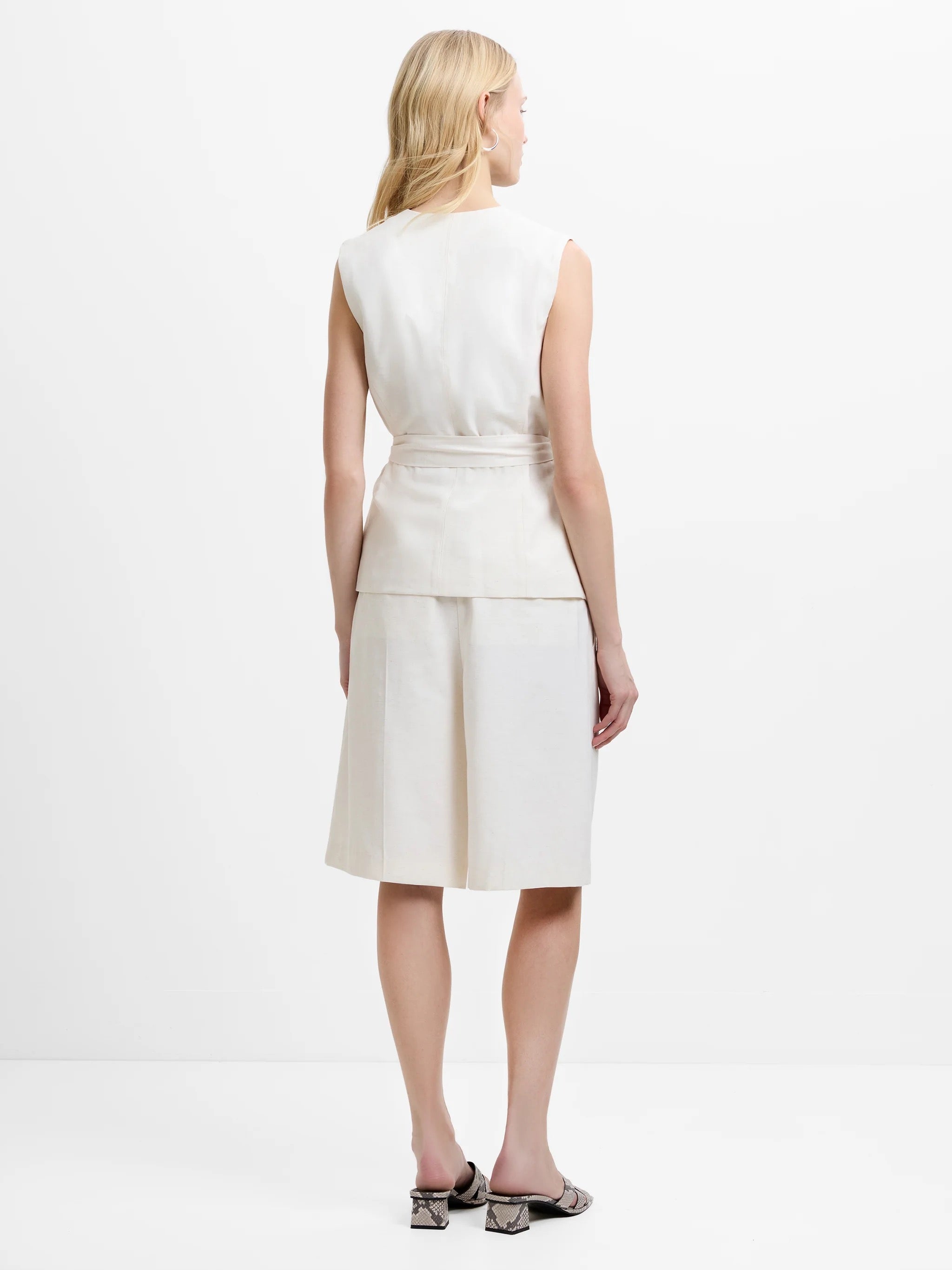 FRENCH CONNECTION  RAQUEL TIE CREAM