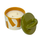 PABLO CANDLE GREEN/ORANGE