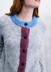 FRNCH  ITHAQUE GREY CARDIGAN