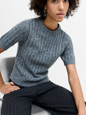 FRENCH CONNECTION  KEZIA TEXTURE MID GREY