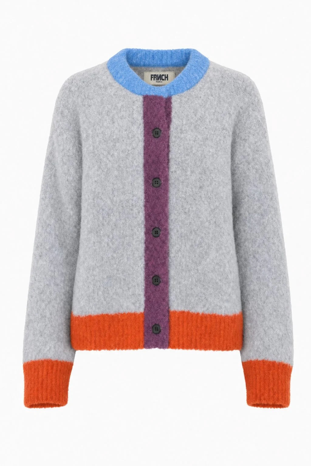 FRNCH  ITHAQUE GREY CARDIGAN