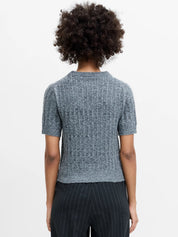 FRENCH CONNECTION  KEZIA TEXTURE MID GREY