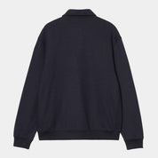 CARHARTT WIP  POLO SWEAT DEEP NIGHT